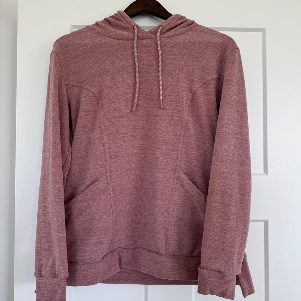 Spyder Active Hoodie Dusty Rose Thumbhole Pullover Women’s Medium